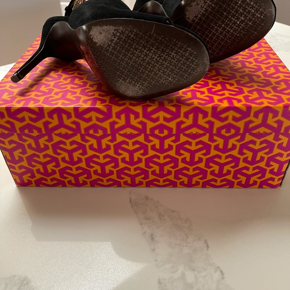 Tory Burch Deep Split Suede Sandal - image 3